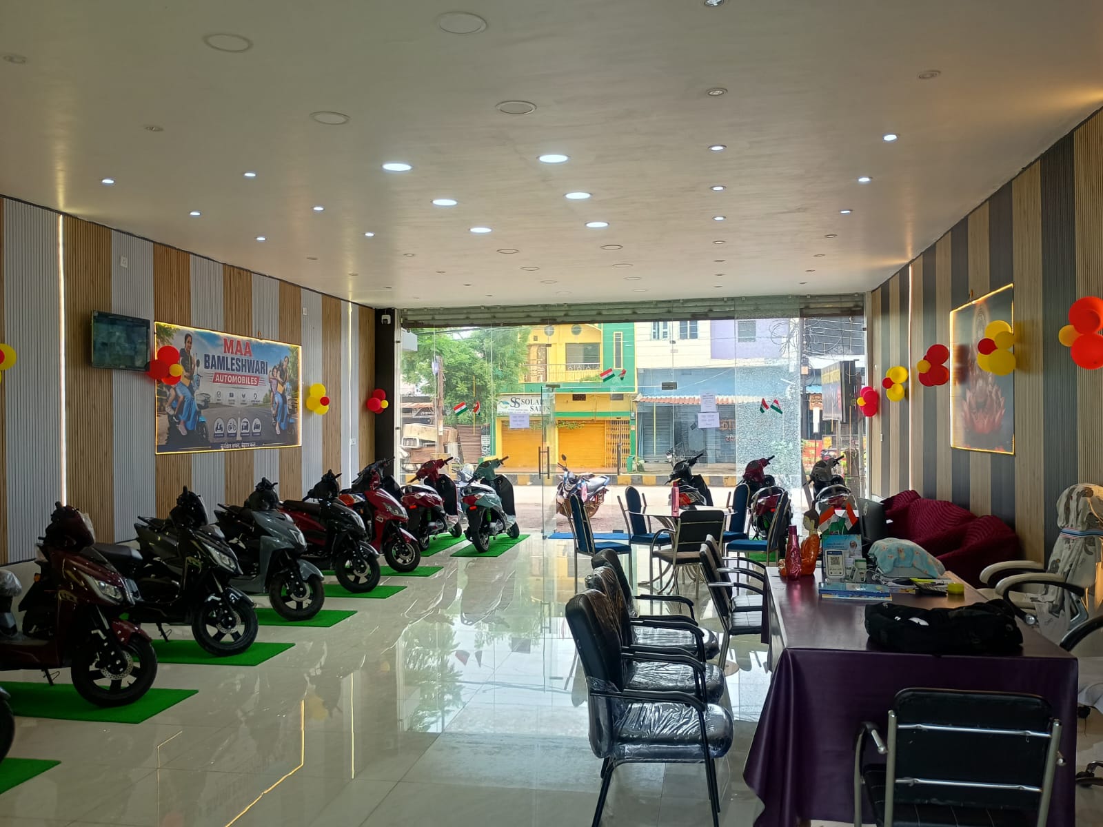 Maa Bamleshwari Automobiles Display Area